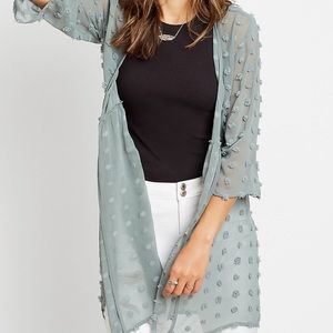 Olive NWT tie Maurice’s Kimono